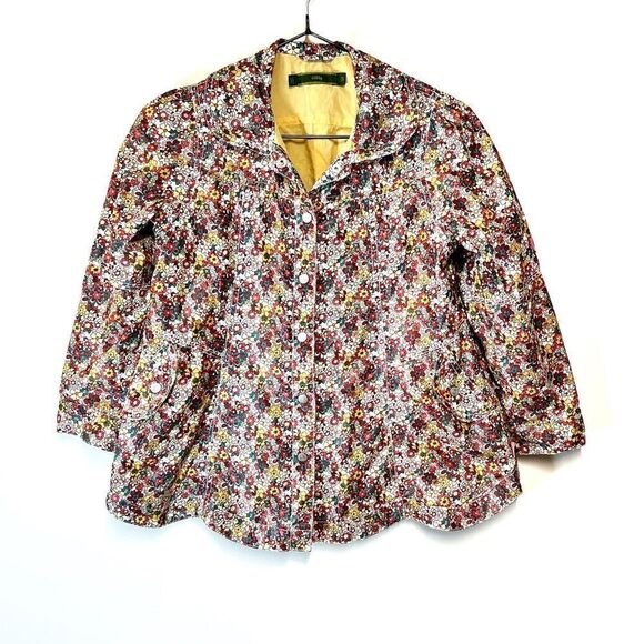 Oilily Girls Floral Scalloped hem Jacket Size 128 or 6/7 US - Picture 1 of 11